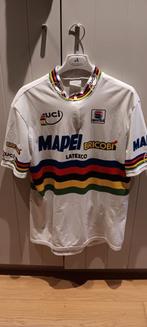 Maillot Mapei Bricobi champion du monde 1998 Oscar Camenzind, Vélos & Vélomoteurs, Comme neuf, XL, Enlèvement ou Envoi