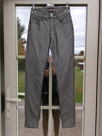 Zwarte jeans van imitatieleer van satijn van Zac & Zoe  beschikbaar voor biedingen