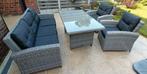 Loungeset deluxe, Tuin en Terras, Tuinsets en Loungesets, Ophalen, 5 zitplaatsen, Zo goed als nieuw, Loungeset