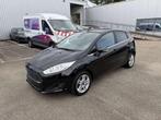 Ford Fiesta EcoBoost Trend Start-Stop (bj 2015), Auto's, Voorwielaandrijving, Stof, Gebruikt, Zwart