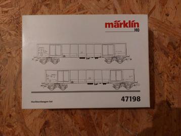 Marklin HO 47198 2 open goederenwagons beschikbaar voor biedingen