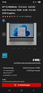 HP 15-fd0006nb, Computers en Software, Windows Laptops, 15 inch, 8 GB, Ophalen of Verzenden, Zo goed als nieuw