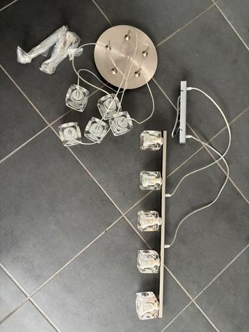 2 hanglampen/lusters beschikbaar voor biedingen