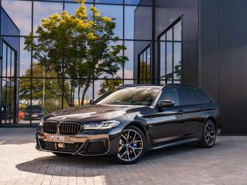 BMW 5 Serie 530 530e Touring - H&K - ACC - HUD - Pano - trek beschikbaar voor biedingen