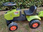 Baby traktor Claas met kar, Ophalen, Gebruikt