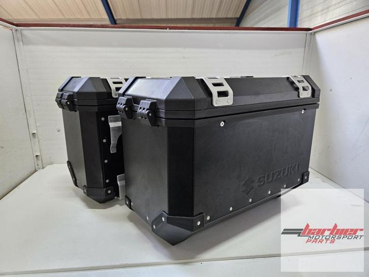 Suzuki Zijkofferset Aluminium (37 + 45 Liter) V-Strom DL 650, Motoren, Accessoires | Koffers en Tassen, Nieuw, Ophalen of Verzenden