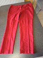 Geklede broek rood, Kleding | Dames, Ophalen of Verzenden, Zo goed als nieuw, Maat 46/48 (XL) of groter, Rood