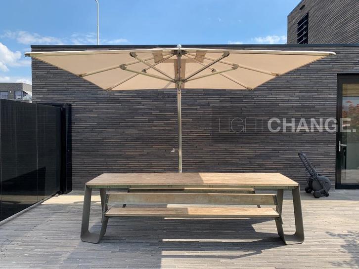 Extremis Hopper 300 tuintafel zie ook Pantagruel + Gargantua, Tuin en Terras, Tuintafels, Zo goed als nieuw, Rechthoekig, Aluminium