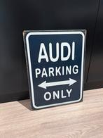 AUTO PARKING ONLY METALEN BORD 30X40, Ophalen of Verzenden, Zo goed als nieuw