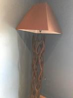 Staande lamp, vloerlamp, Huis en Inrichting, Lampen | Vloerlampen, Ophalen, Gebruikt, Hout, 150 tot 200 cm