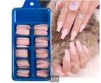 Rose, 100 Pcs Cercueil Presse Ongles Faux Ongles, Rose, Envoi, Maquillage, Neuf