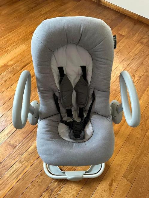 Relax Beaba Up and Down grijs met verwijderbaar verloopstuk, Kinderen en Baby's, Wipstoeltjes, Zo goed als nieuw, Ophalen