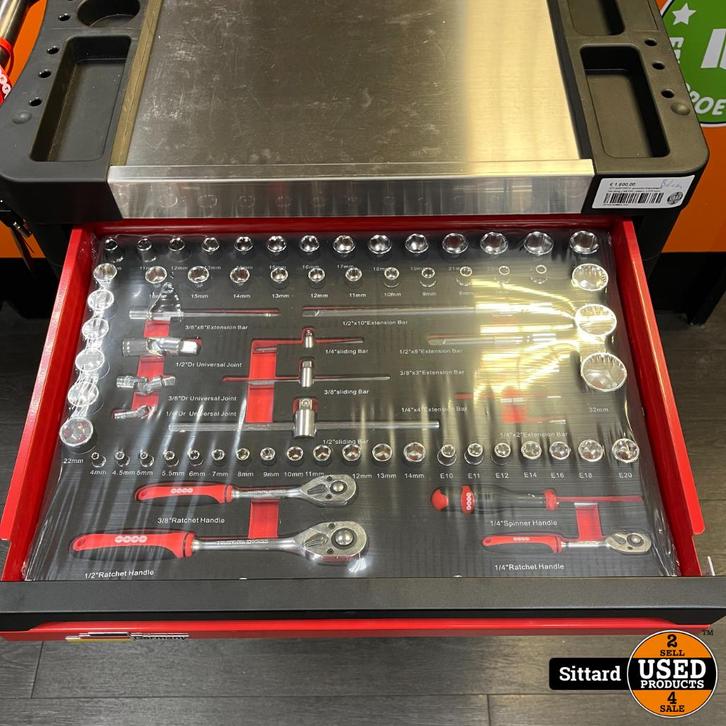 JET AIRFORCE GEREEDSCHAPSWAGEN 164 DELIG, Bricolage & Construction, Outillage | Outillage à main, Comme neuf, Enlèvement