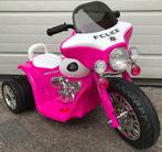 Elektrische kindermotor Harley Politiemotor look 6v roze !, Nieuw, Ophalen of Verzenden
