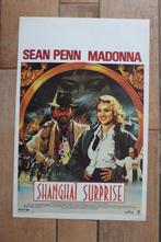 filmaffiche Shanghai Surprise 1986 Madonna filmposter, Ophalen of Verzenden, A1 t/m A3, Zo goed als nieuw, Rechthoekig Staand