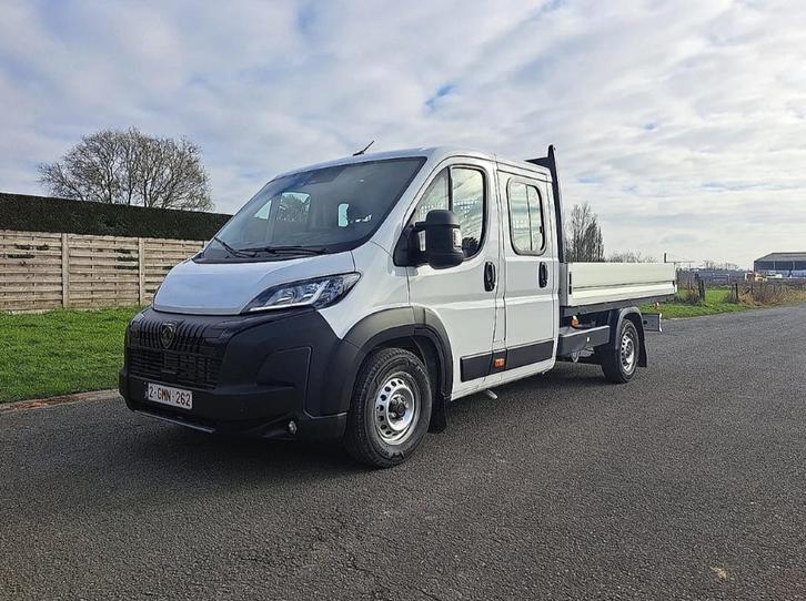 LEASING PEUGEOT Boxer open laadbak 7 zit, Auto's, Bestelwagens en Lichte vracht, Bedrijf, Te koop, ABS, Achteruitrijcamera, Alarm