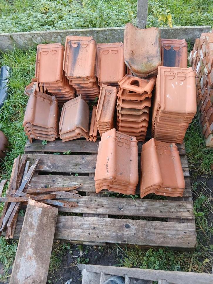 kantpannen  pottelberg, Doe-het-zelf en Bouw, Dakpannen en Dakbedekking, Ophalen