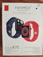 SmartWatch Hifimex Civilian K75, Bijoux, Sacs & Beauté, Montres connectées, Android, Avancer d'un pas, Enlèvement ou Envoi, Hifimex