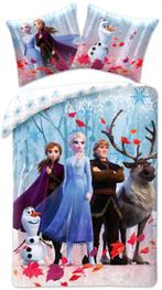 Disney Frozen Dekbedovertrek 140 x 200 cm - Group, Fille, Housse de couette, Enlèvement ou Envoi, Violet