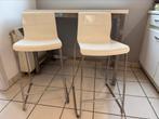 Hoge tafel met 2 stoelen, Ophalen, Gebruikt