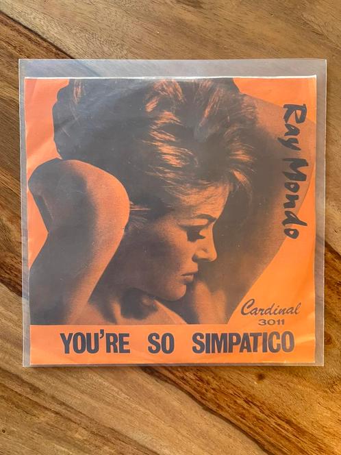 Ray Mondo You’re So Simpatico 45 rpm vinyl single, CD & DVD, Vinyles Singles, Utilisé, Single, Enlèvement ou Envoi