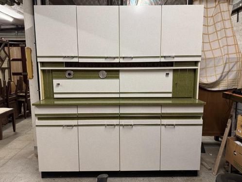 Meuble de cuisine vintage en formica, Huis en Inrichting, Keuken | Keukenelementen, Gebruikt, 150 tot 200 cm, 150 tot 200 cm, 25 tot 50 cm