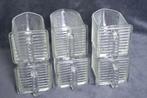 Lot van 25 vintage  voorraadladen in glas ,Weck, Poncet, Ophalen, Gebruikt, Wit