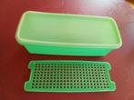 Tupperware bewaardoos groenten, Huis en Inrichting, Ophalen of Verzenden, Zo goed als nieuw, Groen, Bak of Kom