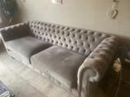 Chesterfield bank, Ophalen, Gebruikt, Stof