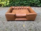 Echt leren chesterfield hondenmand XL in goede staat., Dieren en Toebehoren, Ophalen of Verzenden, Leer