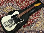 Fender 2018 Vintera '60 Telecaster Bigsby White Blond + GB, Musique & Instruments, Enlèvement ou Envoi, Comme neuf, Solid body