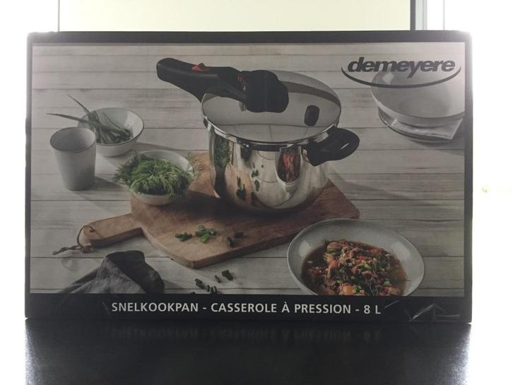 Snelkookpan Demeyere, antikleefpannen, wokpan, kookpotten .., Huis en Inrichting, Keuken | Potten en Pannen, Aluminium, Ophalen