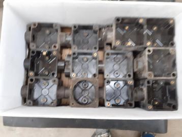 Bakeliet schakelaars, stopcontacten., Doe-het-zelf en Bouw, Ophalen of Verzenden, Gebruikt, Stopcontact