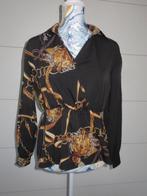 Zwarte dames blouse met gouden motief - Shein - M - nieuw, Maat 38/40 (M), Zwart, Nieuw, Ophalen of Verzenden