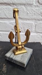 Bronzen beeldje van een anker, vermelding Anvers, Ophalen of Verzenden, Gebruikt