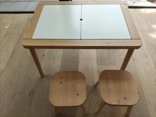 IKEA kindertafel + stoeltjes FLISAT + opbergbakken TROFAST, Enfants & Bébés, Chambre d'enfant | Tables & Chaises, Utilisé, Table(s) et Chaise(s)