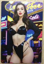 Sexy Las Vegas Lingerie Pin Up girl metalen wandbord, Envoi, Neuf