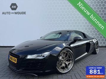 Audi R8 4.2 V8 FSI Airride Rotiform Alcantara B&O, Auto's, Audi, Automaat, Gebruikt, 8 cilinders, Zwart