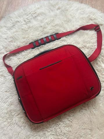 Samsonite laptoptas rood – stevig en praktisch beschikbaar voor biedingen
