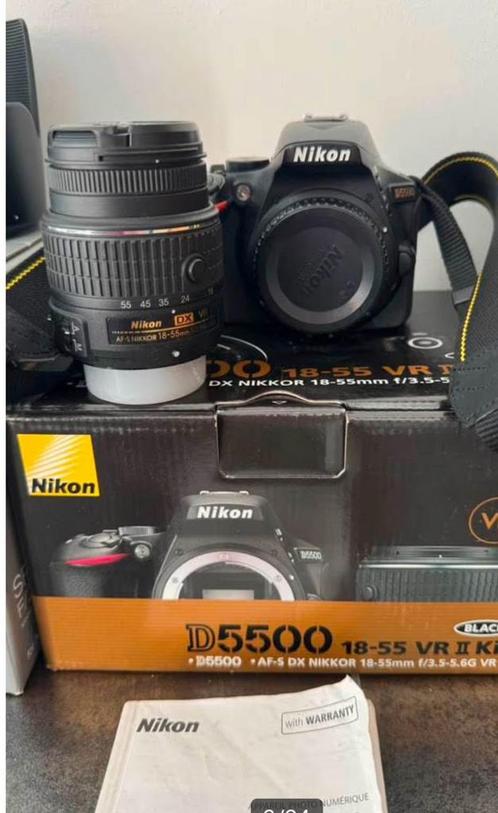 lot Appareil photo numérique Nikon D5500  + 3 obj Tamron, Audio, Tv en Foto, Fotocamera's Digitaal, Zo goed als nieuw, Nikon, Ophalen