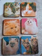 Retro onderzetters katten, Ophalen of Verzenden, Zo goed als nieuw