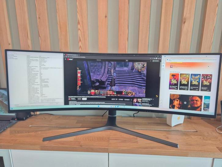 Ecran Gaming Incurvé Samsung odysee 49pc 1000hz, Computers en Software, Monitoren, Zo goed als nieuw, Gaming, Ophalen