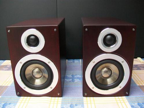 Philips - Boxen - Luidsprekers - Speakers Box Speaker Hifi., Audio, Tv en Foto, Luidsprekerboxen, Gebruikt, Front, Rear of Stereo speakers