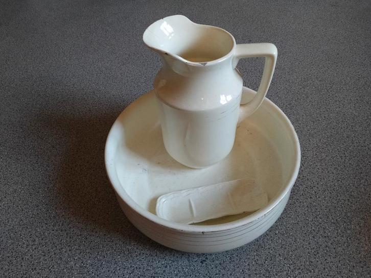 antieke lampetset LW Bonn, Antiek en Kunst, Antiek | Keramiek en Aardewerk, Ophalen of Verzenden