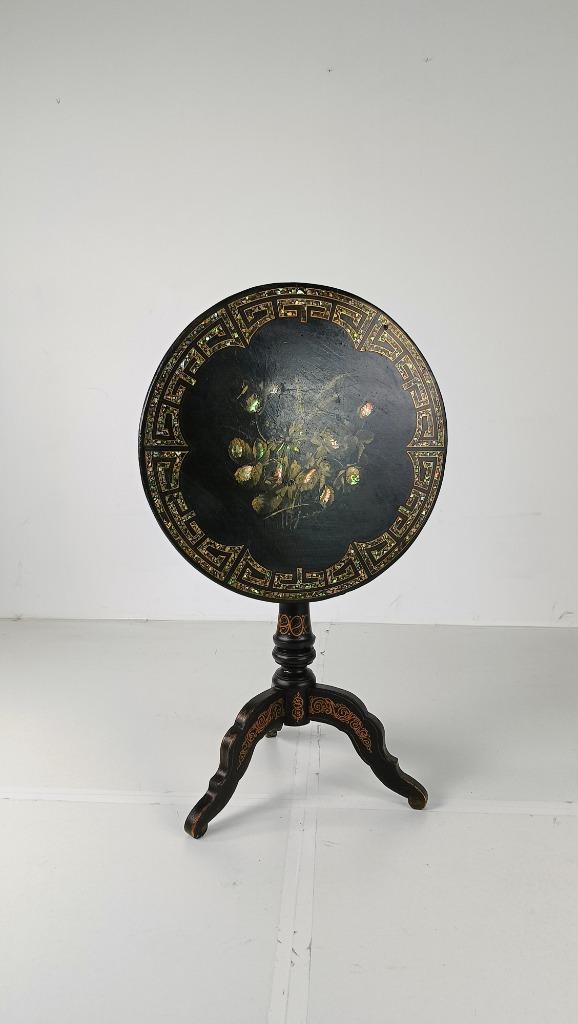 Verbazingwekkende Napoleon III Tip Top tafel, Antiek en Kunst, Antiek | Meubels | Tafels, Ophalen of Verzenden