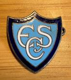 Oude pin, badge, ECS of ESC, begin 20eeuw, Ophalen of Verzenden, Gebruikt, Speldje of Pin