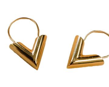 Louis Vuitton oorbellen essential v hoops beschikbaar voor biedingen