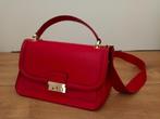 Leren handtas - Massimo Dutti - rood, Handtassen en Accessoires, Tassen | Damestassen, Verzenden, Zo goed als nieuw, Rood, Handtas