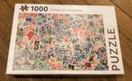 Puzzel 1000 - Rebo - Postzegels van de wereld, Enlèvement, 500 à 1500 pièces, Comme neuf, Puzzle