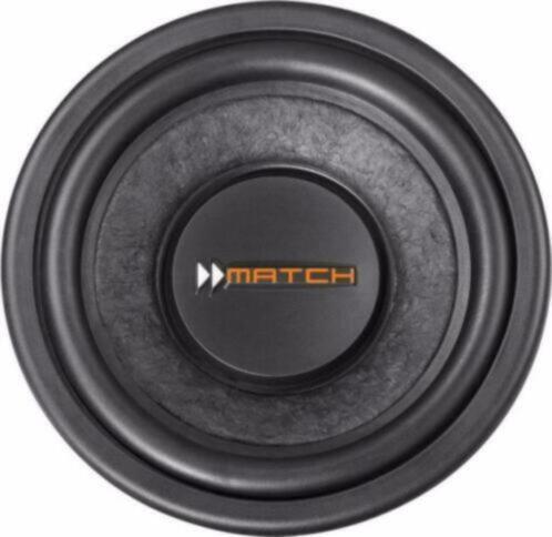 MATCH MW10W-D Subwoofer 10 inch 600 Watt 2x 2 Ohm., Auto diversen, Autospeakers, Nieuw, Ophalen of Verzenden